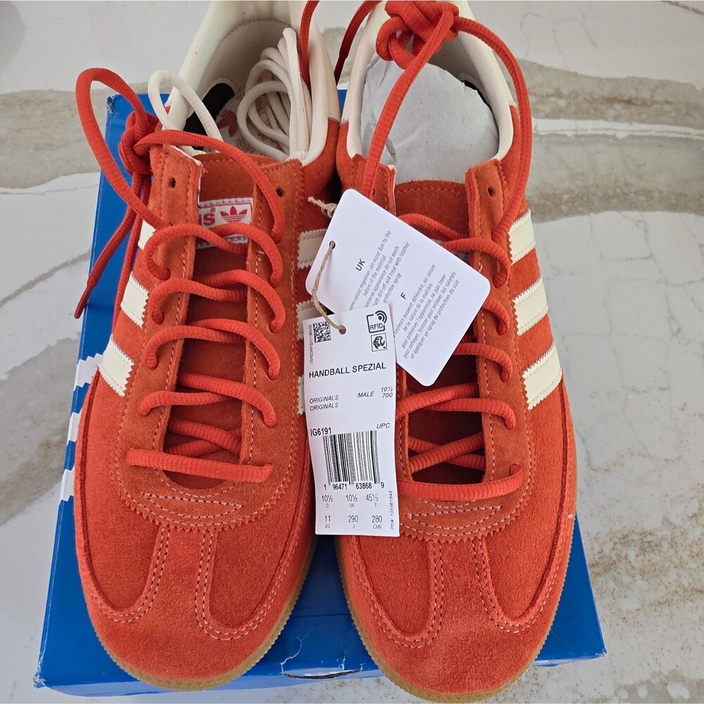 adidas Originals Handball Spezial Preloved Red Gum Suede Sneakers IG6191